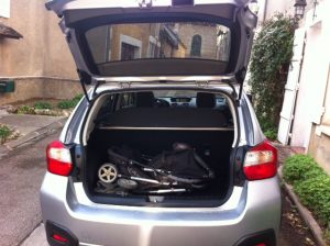 subaru XV coffre