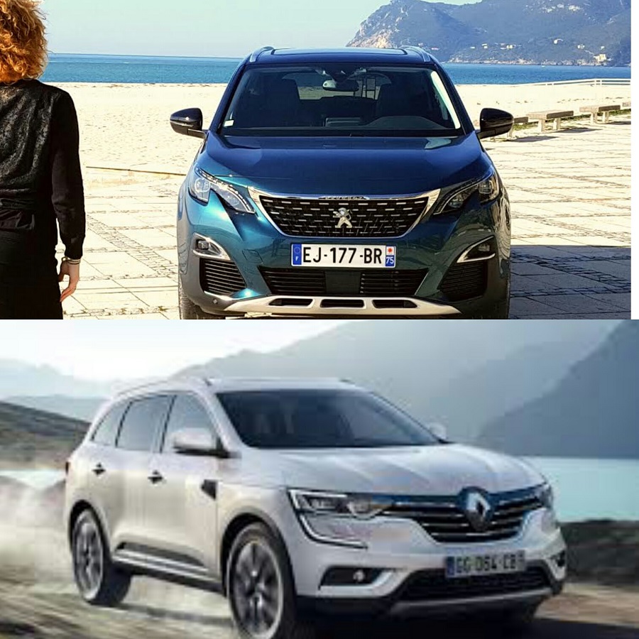 Koleos 2017 VS nouveau Peugeot 5008 Koleos VS 5008